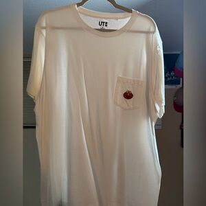 Uniqlo Sesame Street Elmo Kaws pocket tee XL